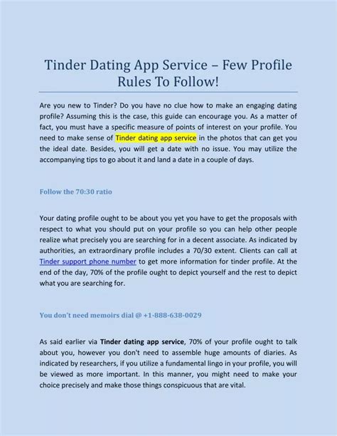 tinder dating app customer service number